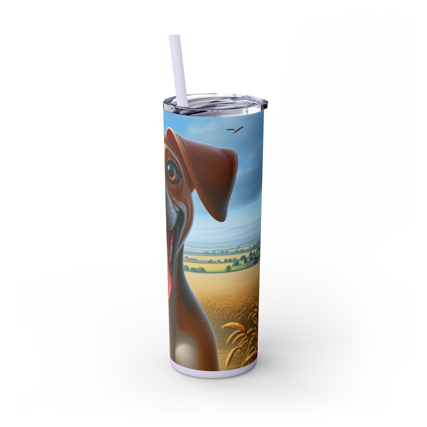Banjara Hound Tumbler with Straw, 20oz