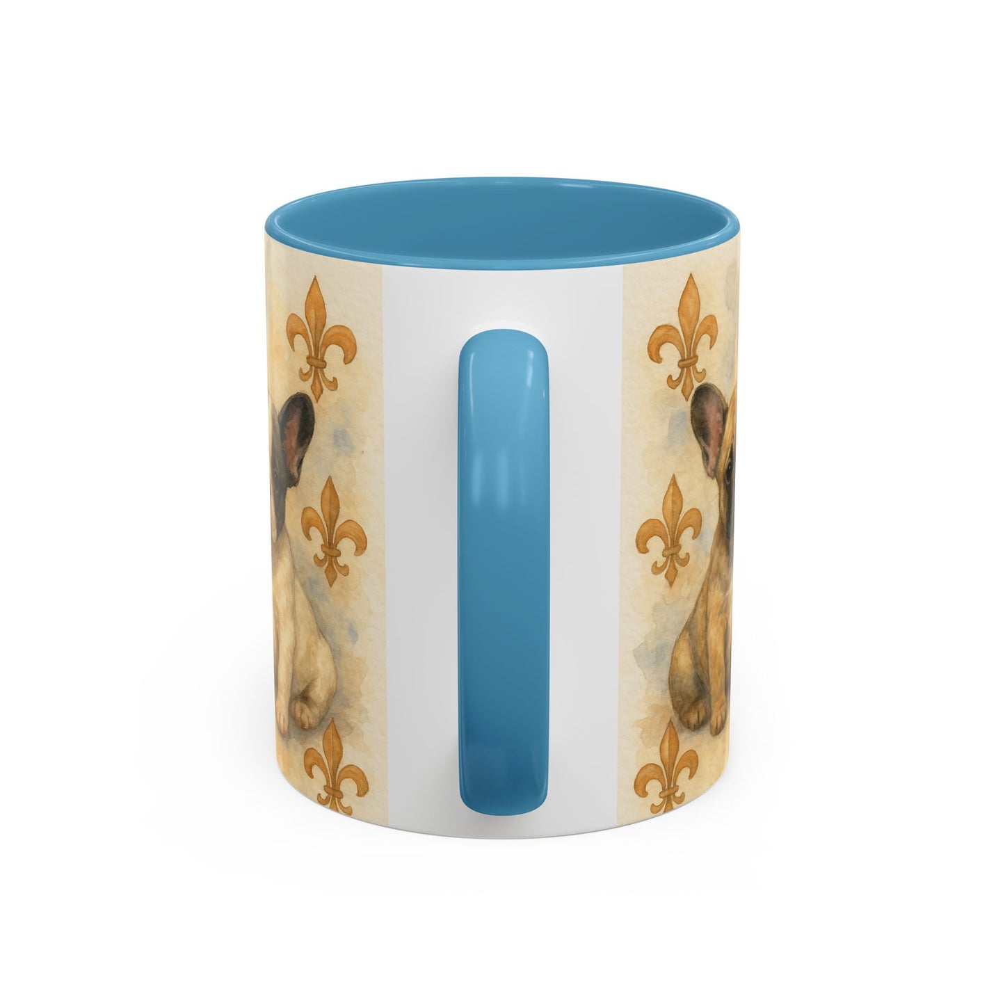 French Bulldog puppies Accent Coffee Mug - Perfect Gift for Dog Lovers