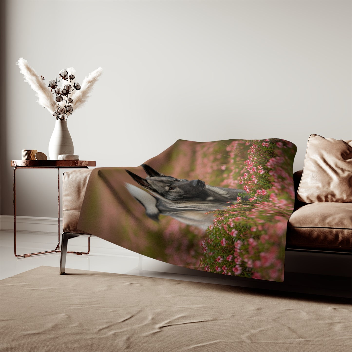 Norwegian Elkhound Sweatshirt Blanket