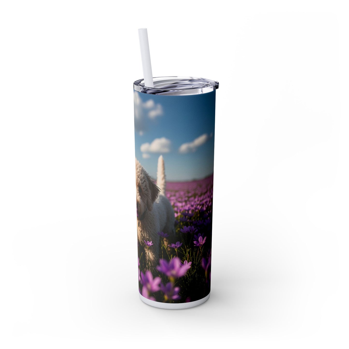 Lagotto Romagnolo Tumbler with Straw, 20oz