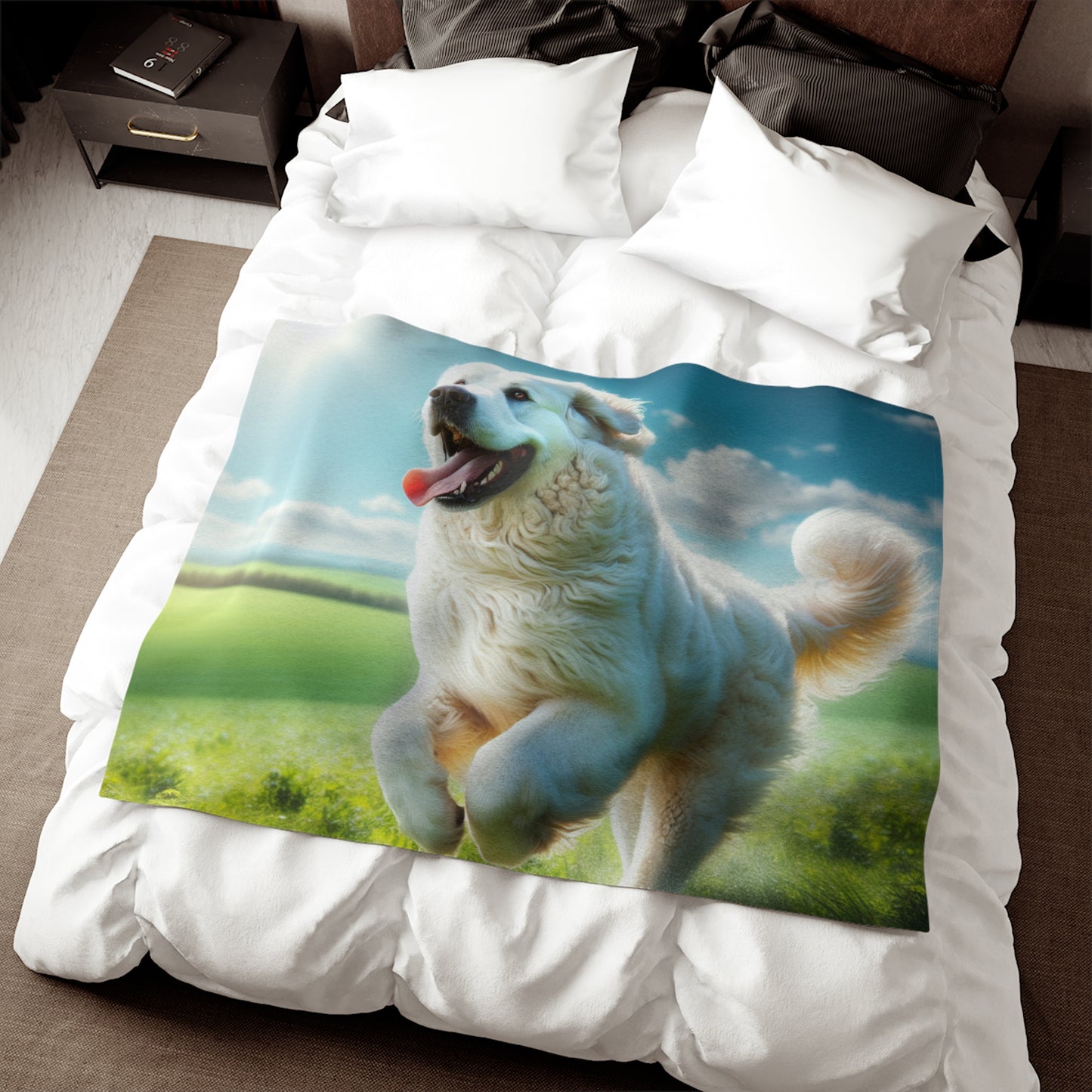 Kuvasz Sweatshirt Blanket