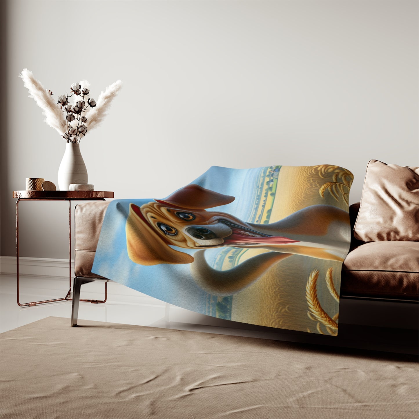 Banjara Hound Sweatshirt Blanket