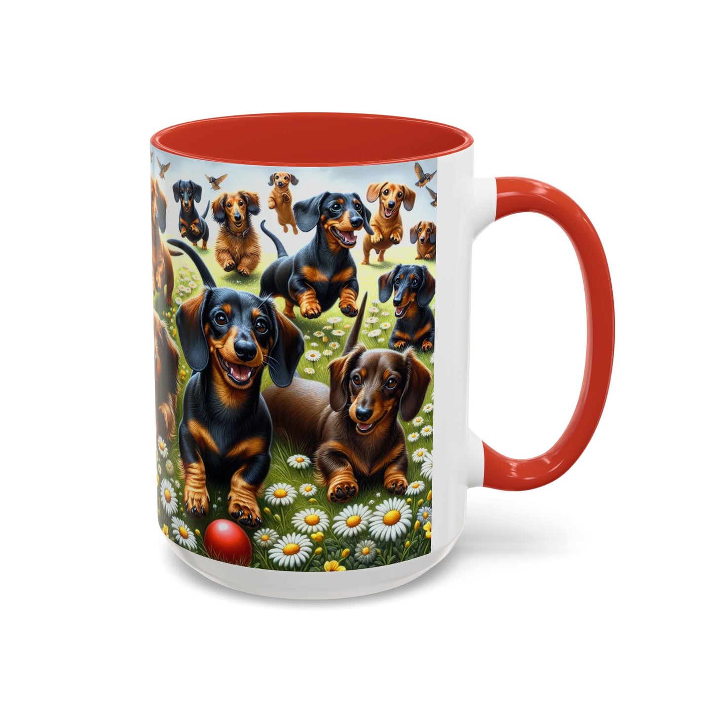 Dachshund Accent Coffee Mug - Perfect Gift for Dog Lovers