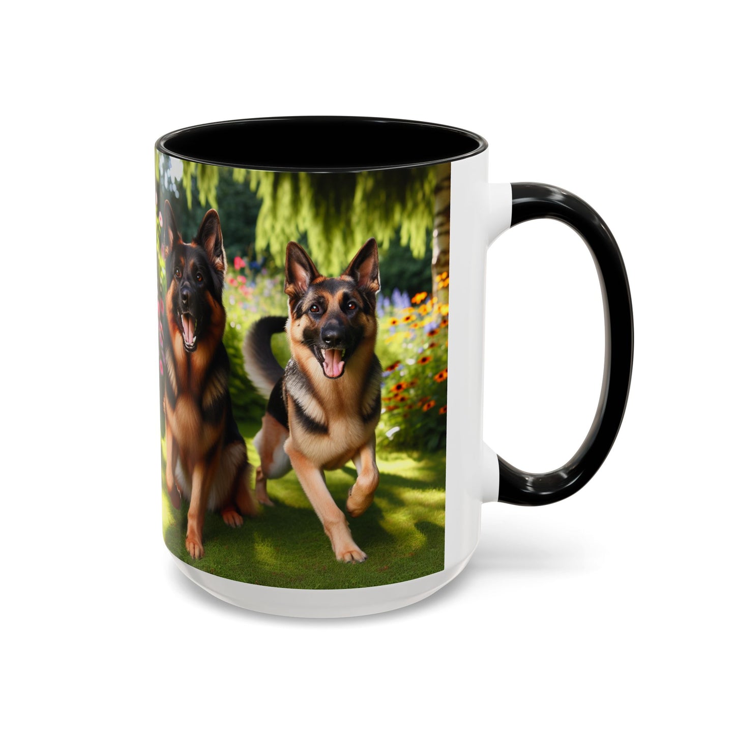 German Shepherd Accent Coffee Mug - Perfect Gift for Dog Lovers