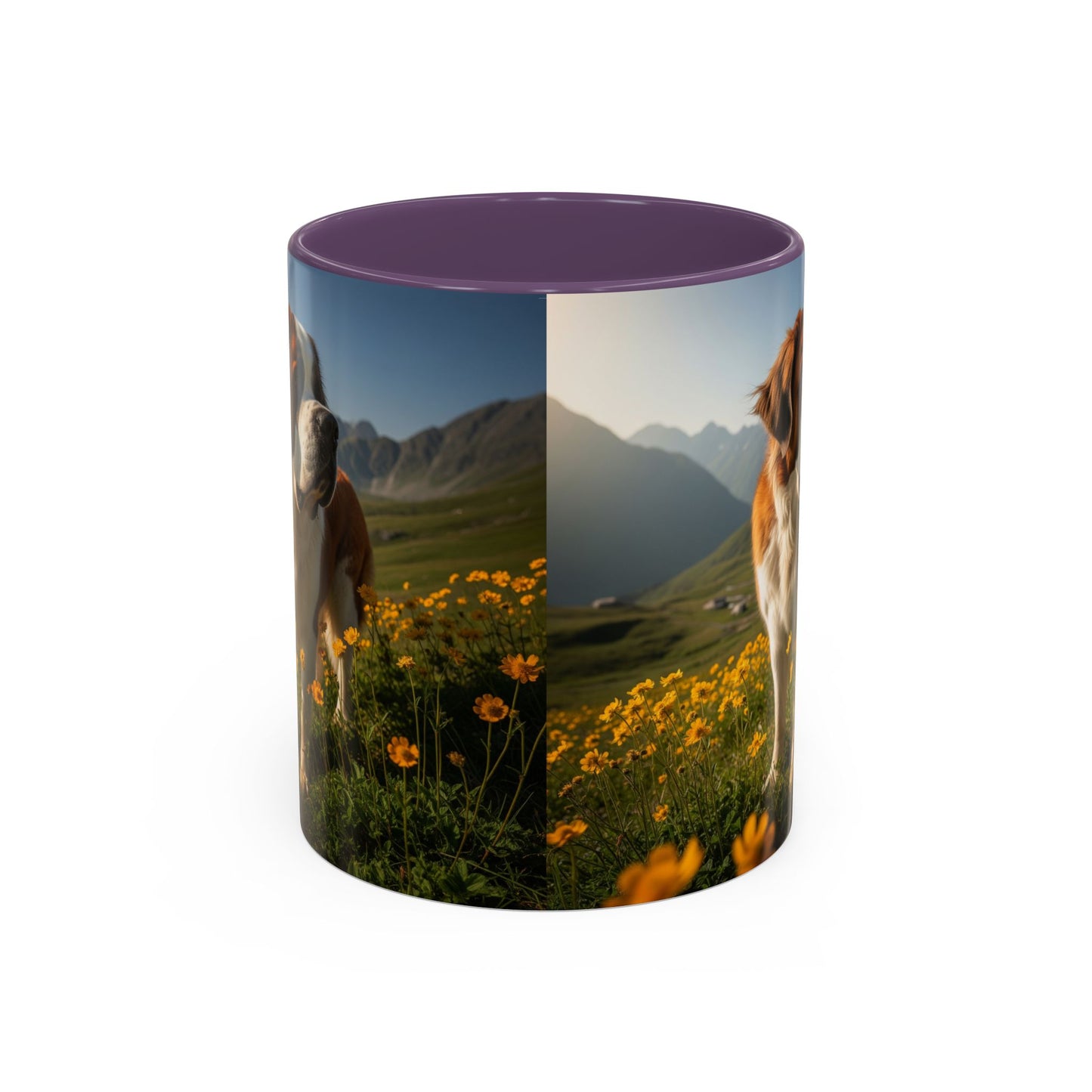 Saint Bernard Accent Coffee Mug - Perfect Gift for Dog Lovers