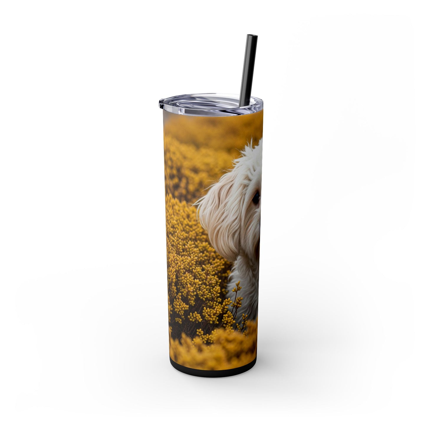 Maltipoo Tumbler with Straw, 20oz