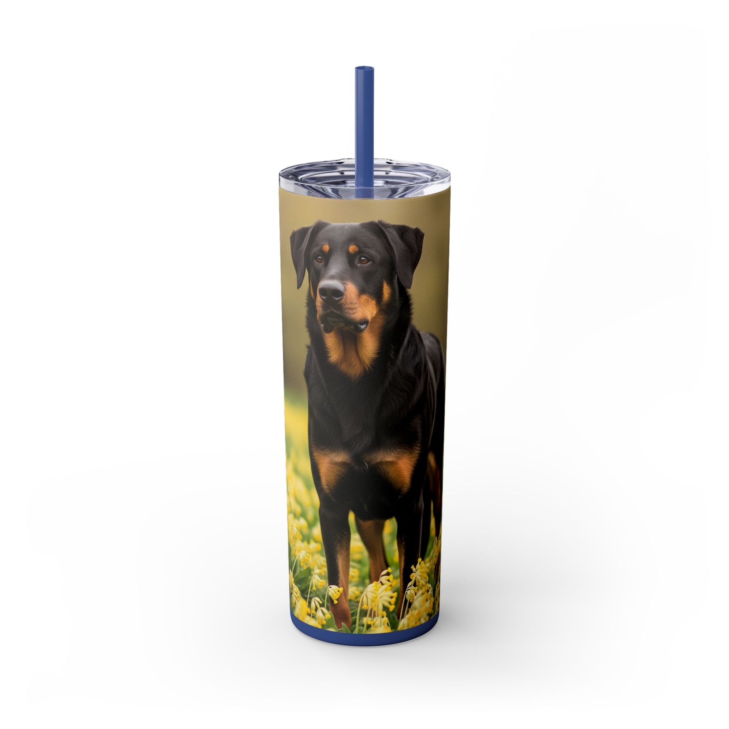 Beauceron Tumbler with Straw, 20oz