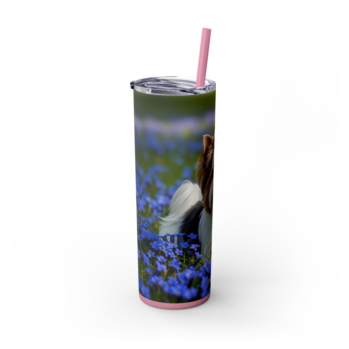 Biewer Terrier Tumbler with Straw, 20oz