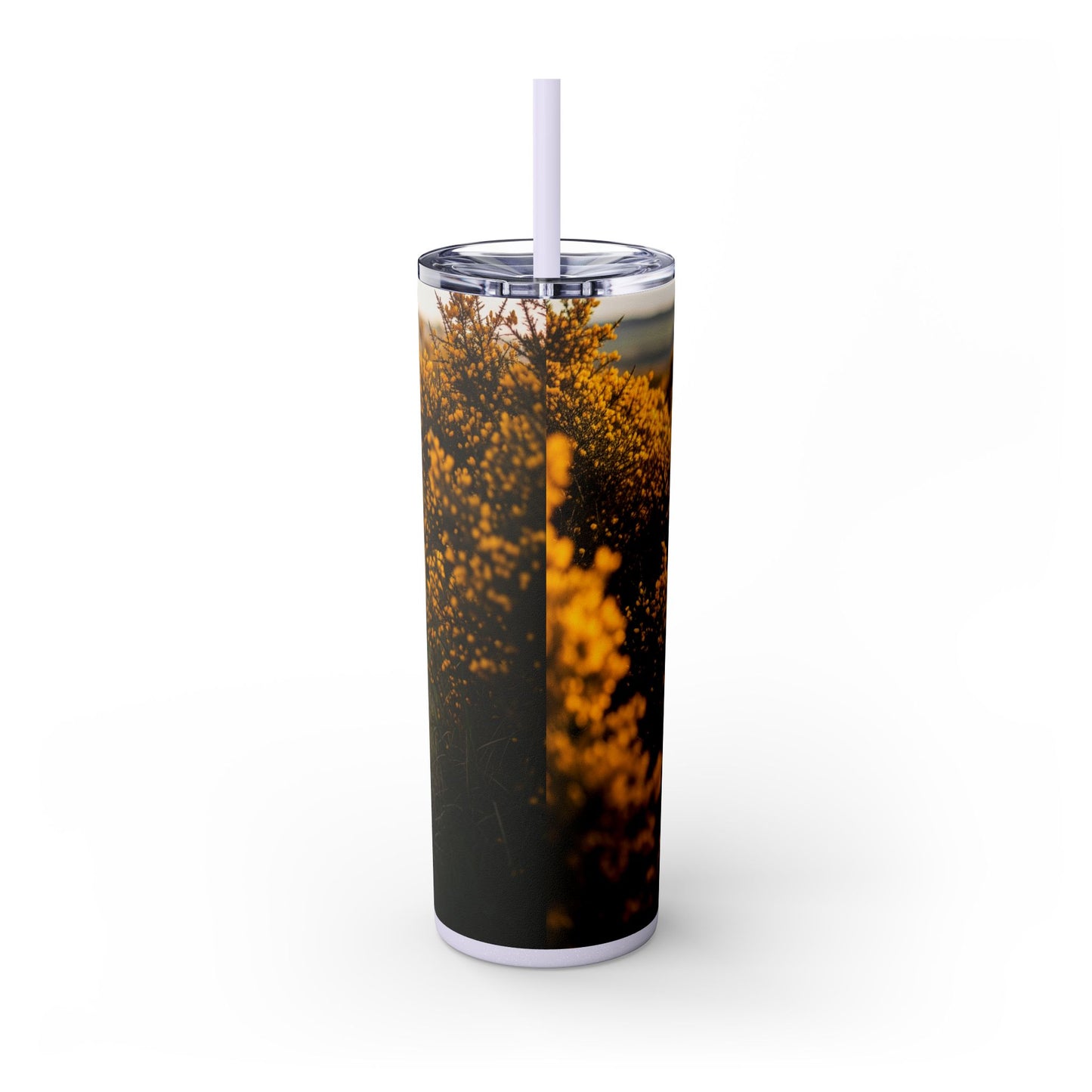 Pembroke Welsh Corgi Skinny Tumbler with Straw, 20oz
