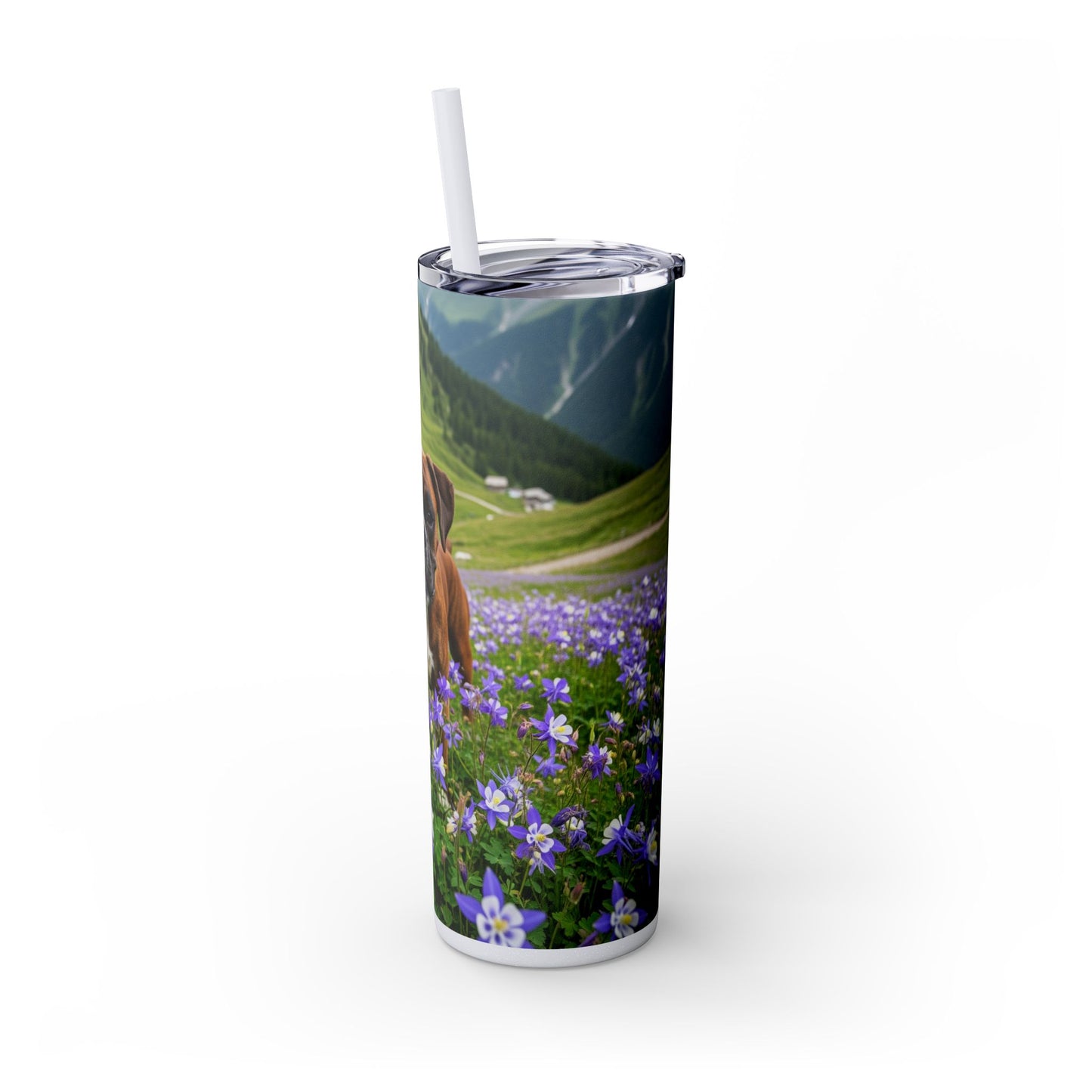 Boxer Tumbler with Straw, 20oz