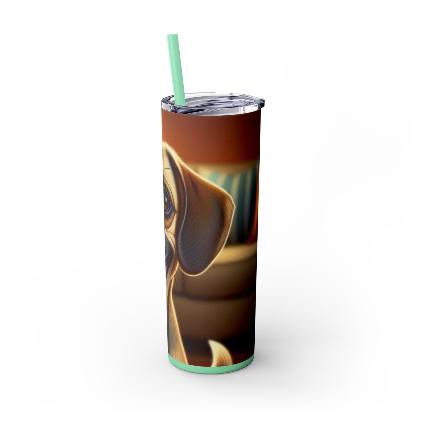 Puggle Tumbler with Straw, 20oz