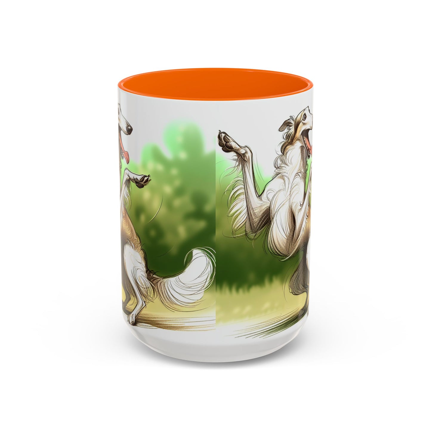Borzoi Accent Coffee Mug - Perfect Gift for Dog Lovers