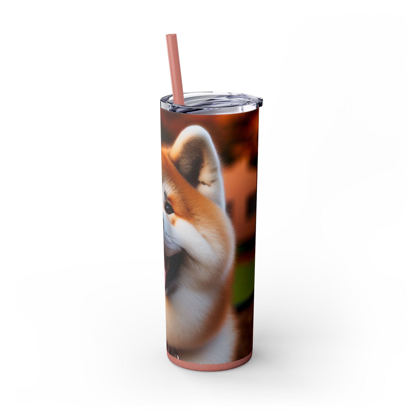 Japanese Akitainu Tumbler with Straw, 20oz