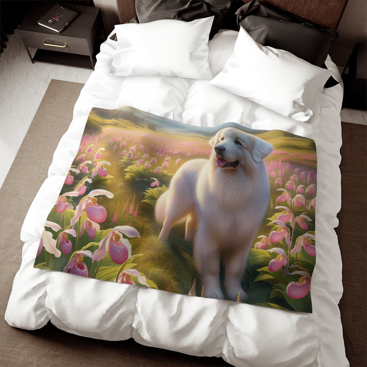 Great Pyrenees Sweatshirt Blanket