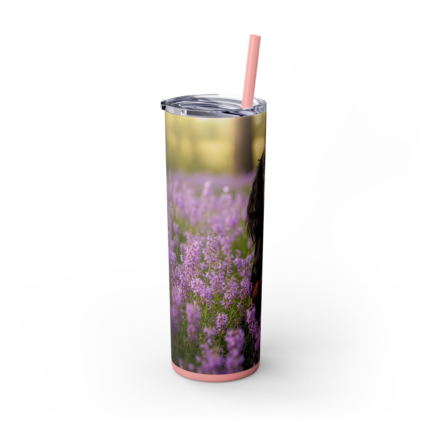 Gordon Setter Tumbler with Straw, 20oz
