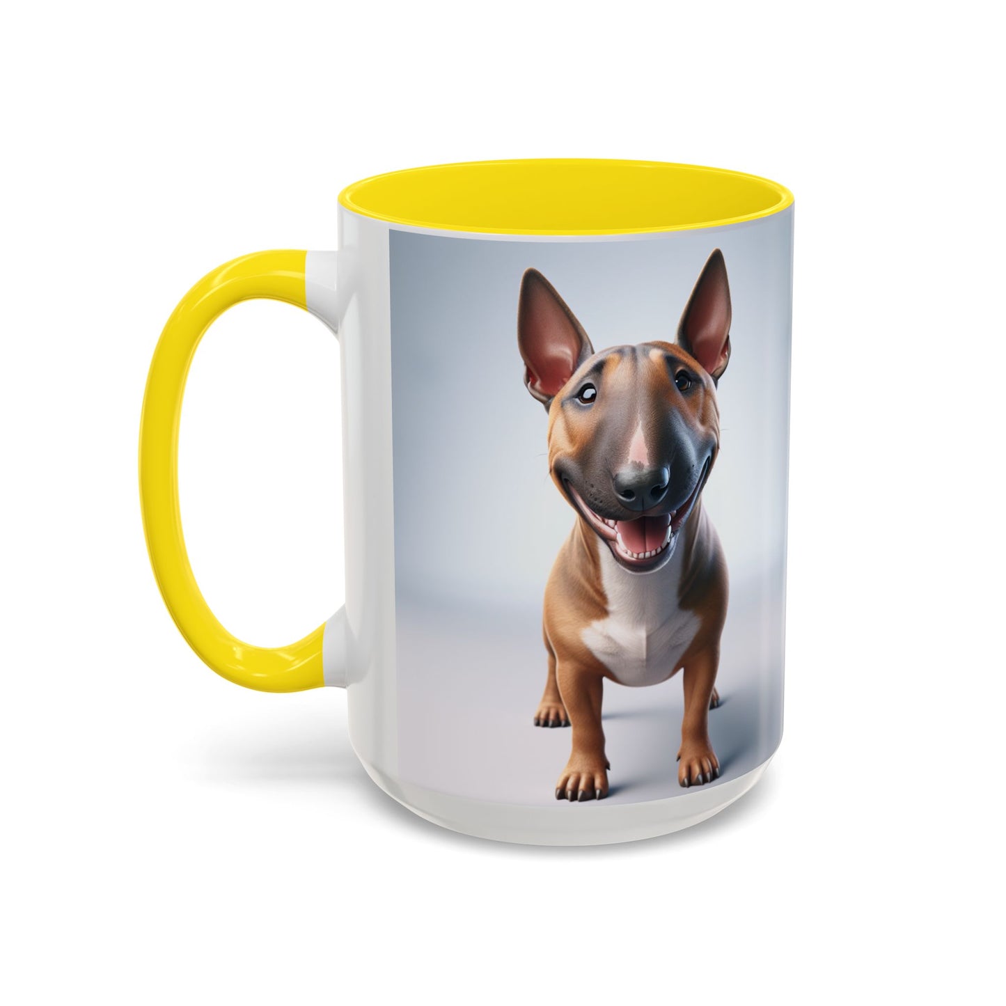 Miniature Bull Terrier Accent Coffee Mug - Perfect Gift for Dog Lovers