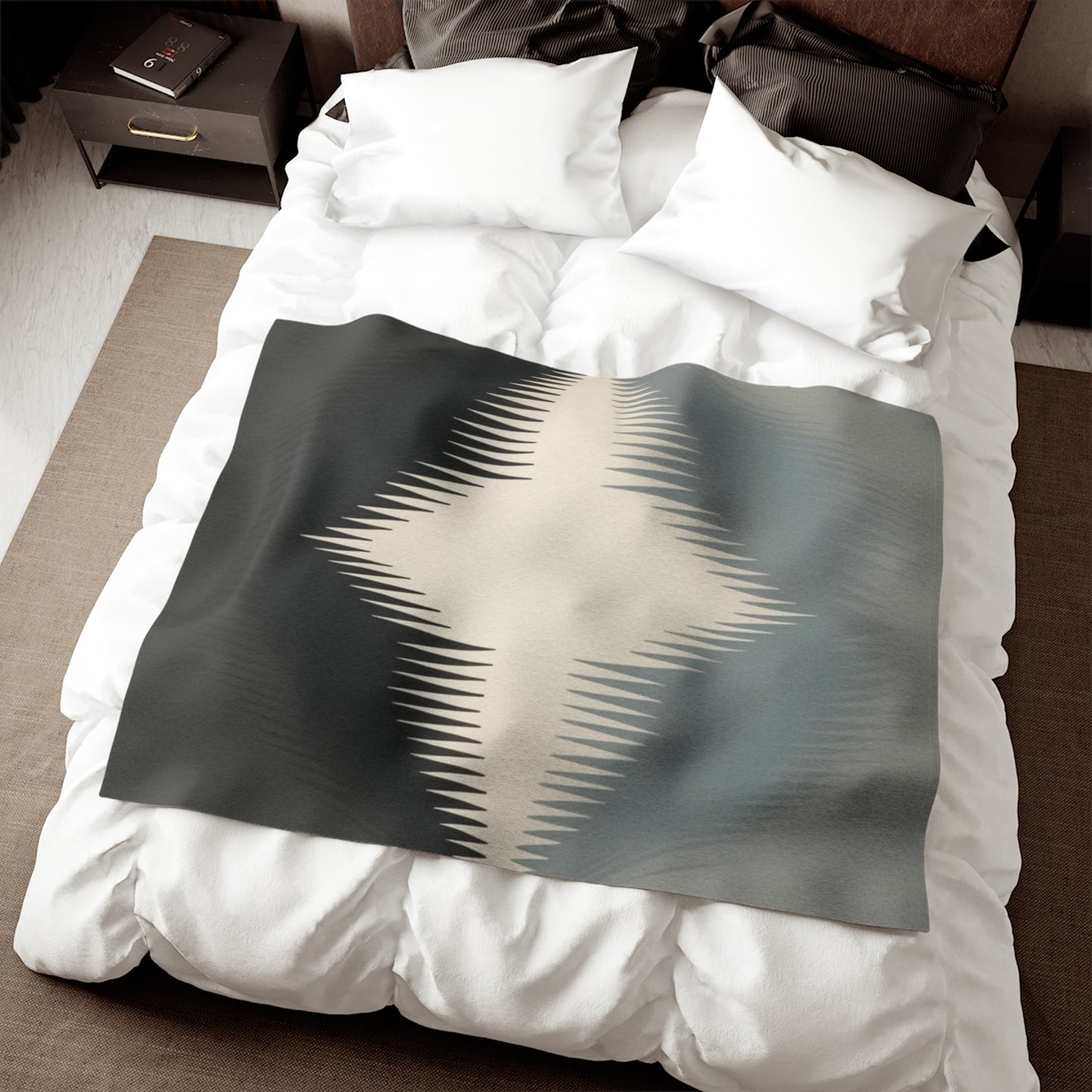 Optical Illusion Sweatshirt Blanket