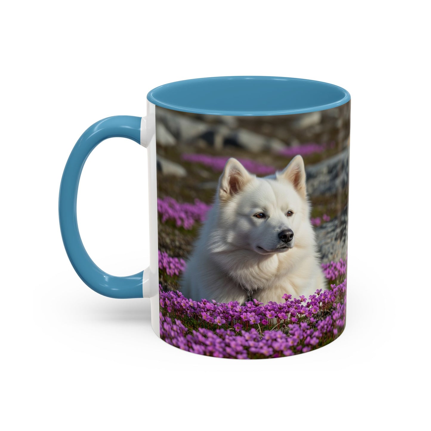 Canadian Eskimo Dog Accent Coffee Mug - Perfect Gift for Dog Lovers