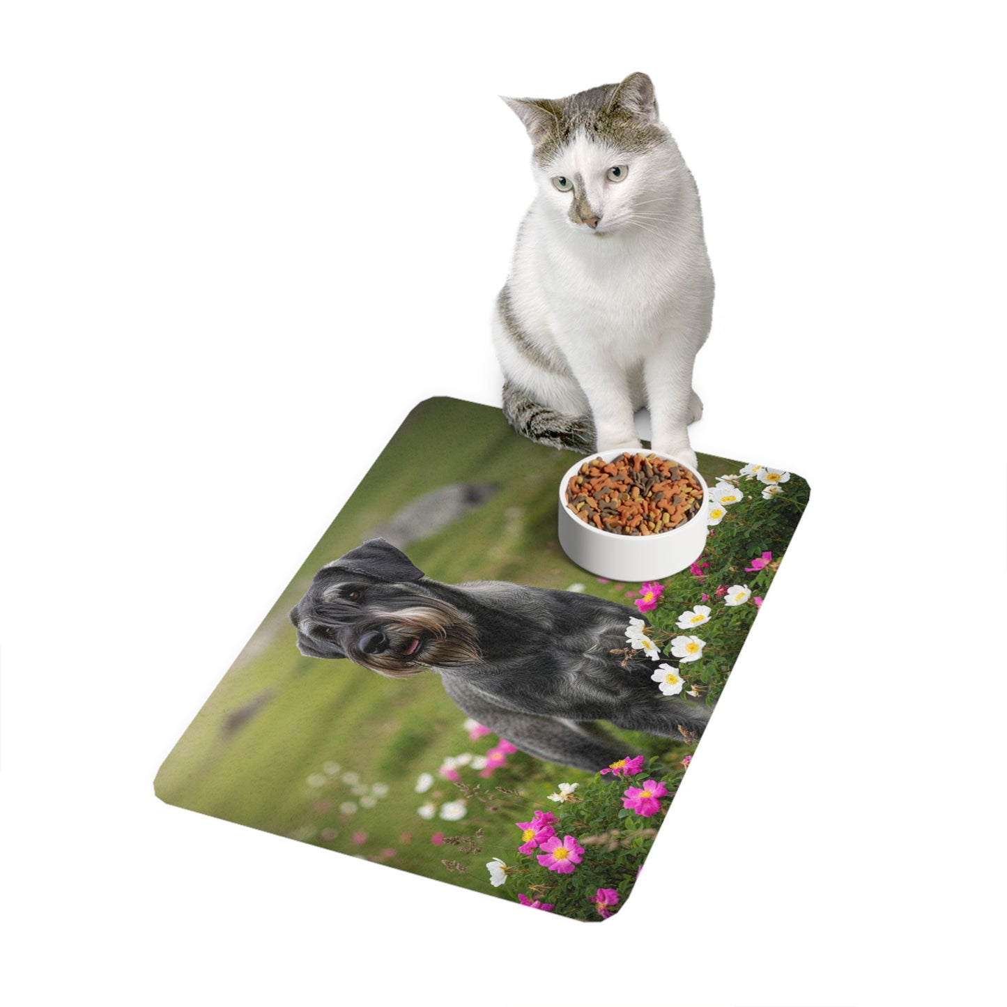 Pet Food Mat (12x18) - Giant Schnauzer