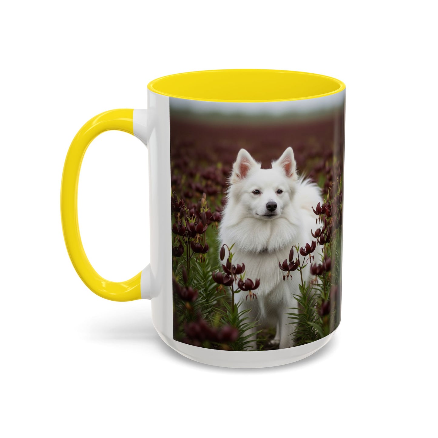 American Eskimo Dog Accent Coffee Mug - Perfect Gift for Dog Lovers