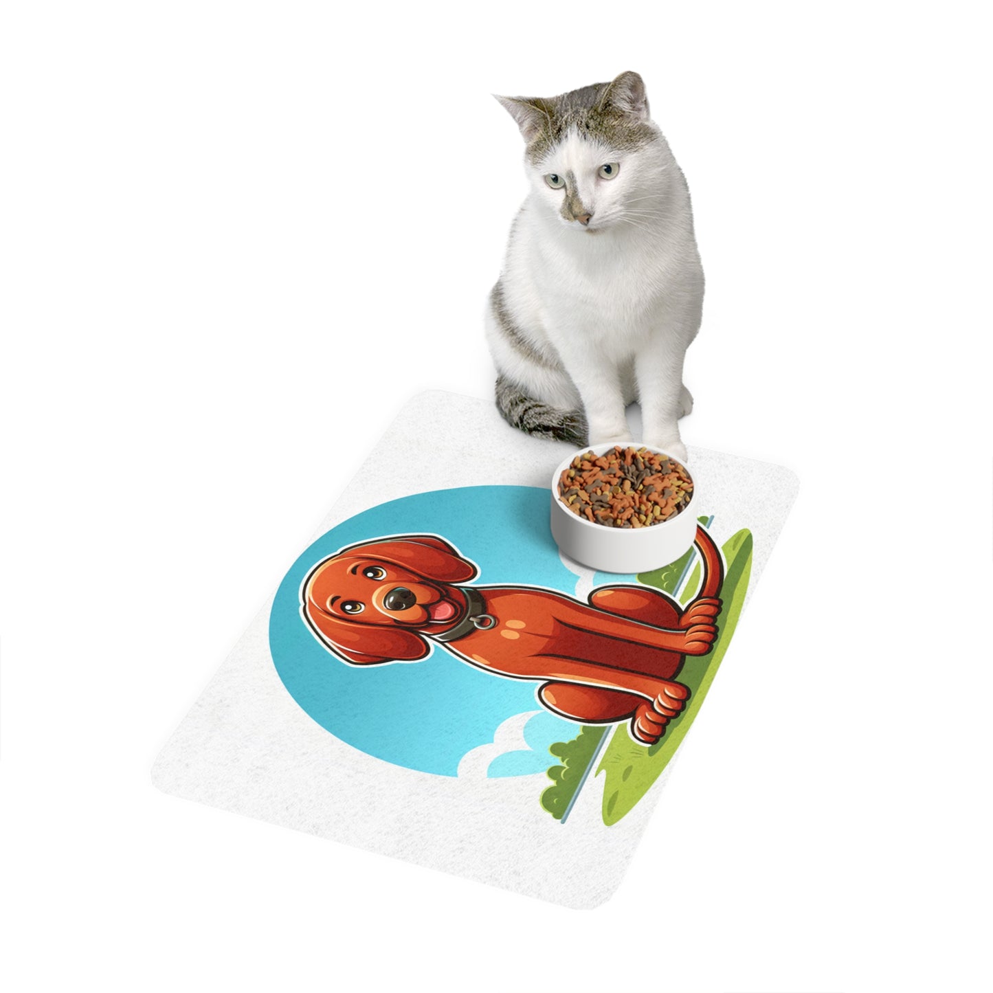 Pet Food Mat (12x18) - Redbone Coonhound