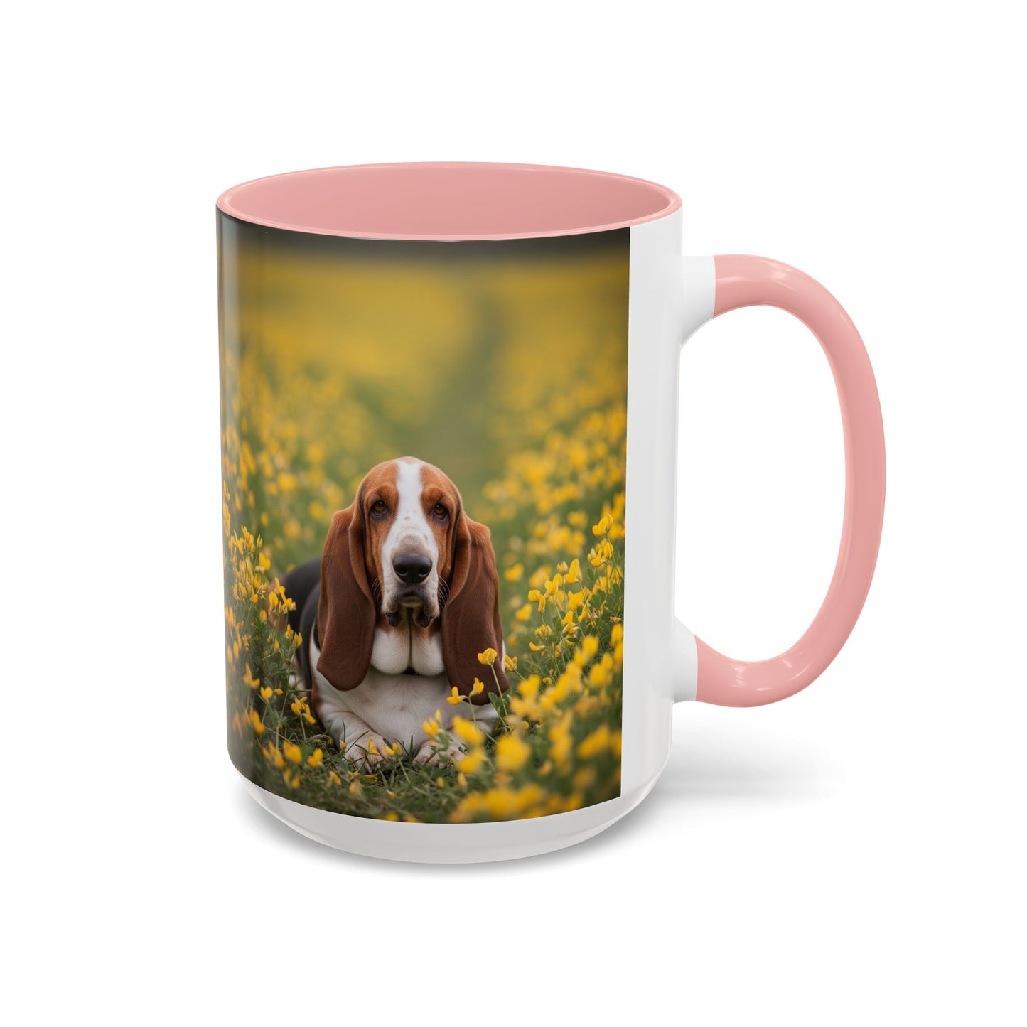 Basset Hound Accent Coffee Mug - Perfect Gift for Dog Lovers