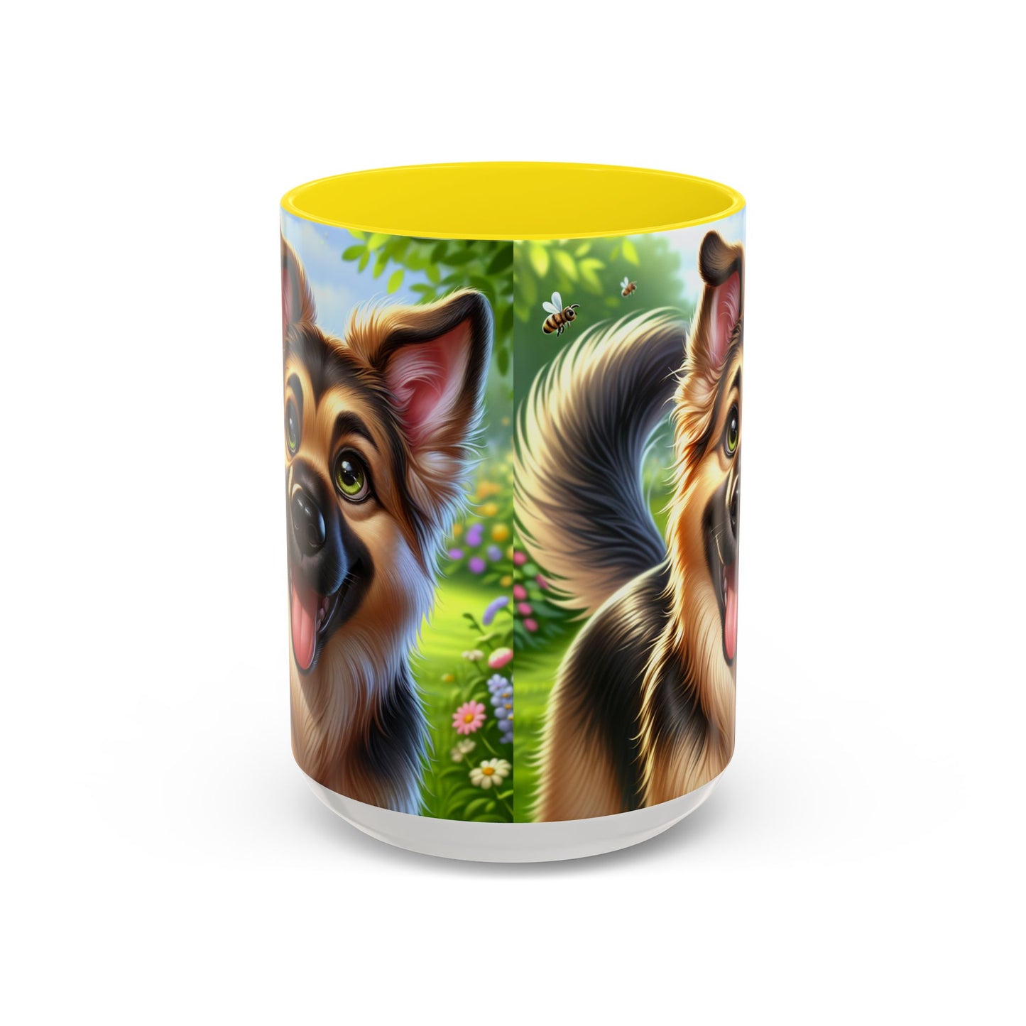 German Shepherd Accent Coffee Mug - Perfect Gift for Dog Lovers