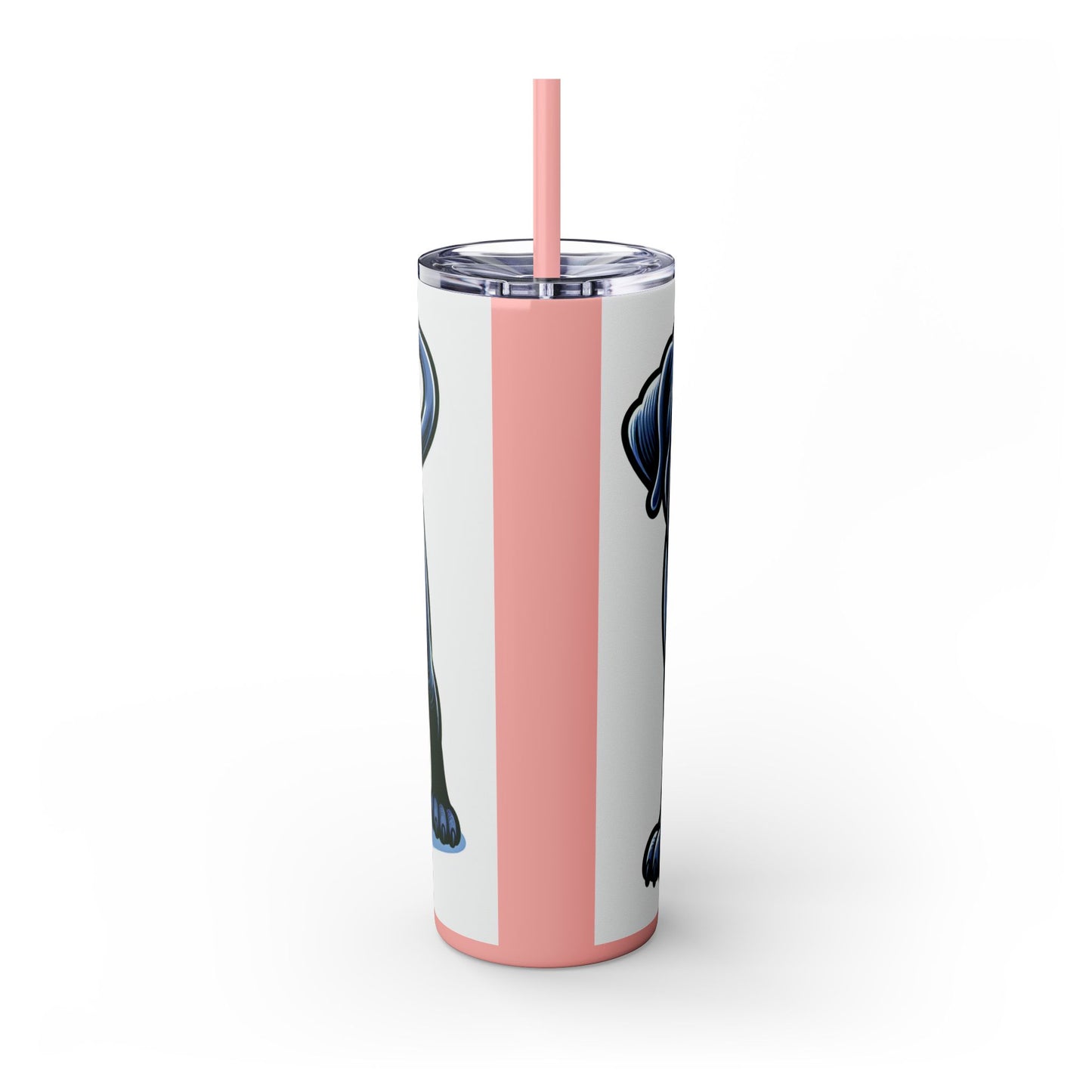 Neapolitan Mastiff Tumbler with Straw, 20oz
