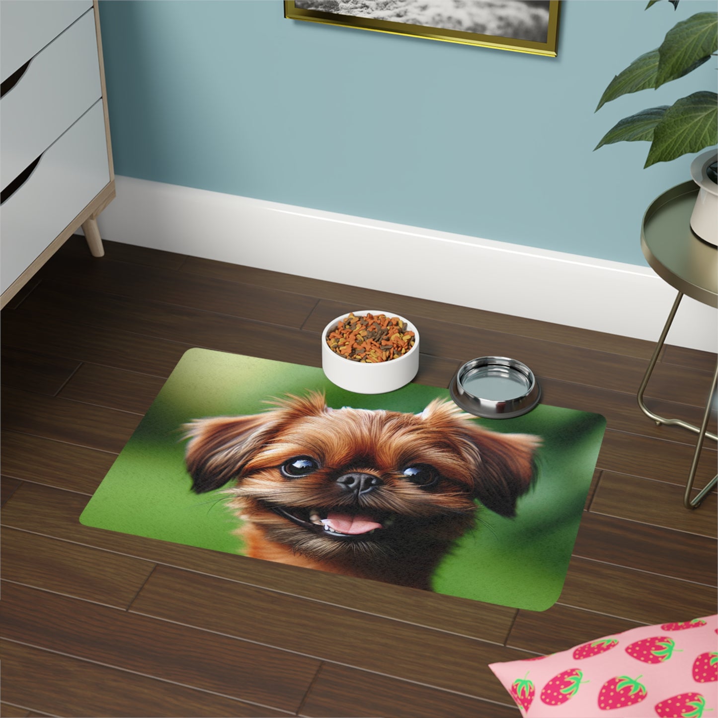 Pet Food Mat (12x18) - Brussels Griffon