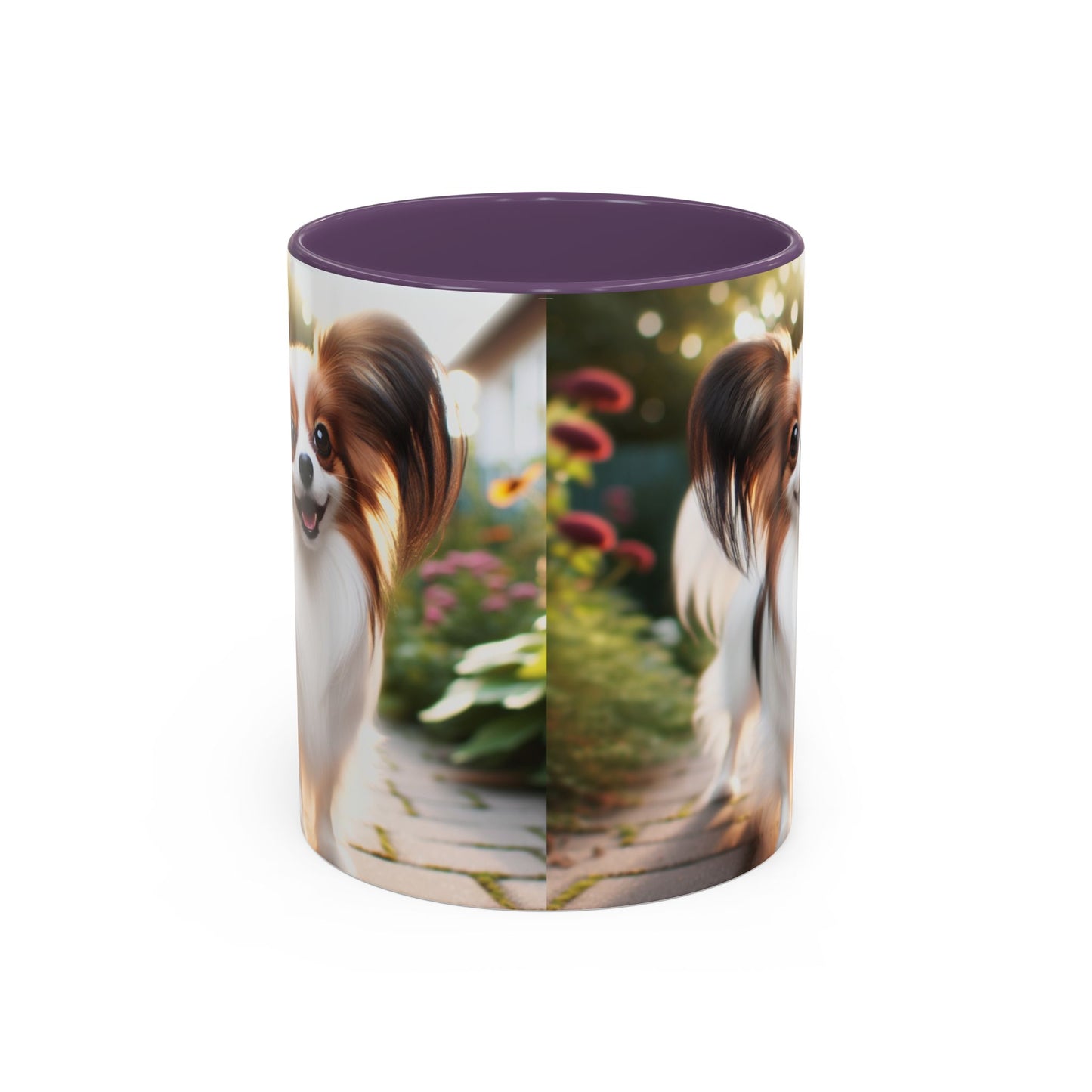 Papillon Accent Coffee Mug - Perfect Gift for Dog Lovers