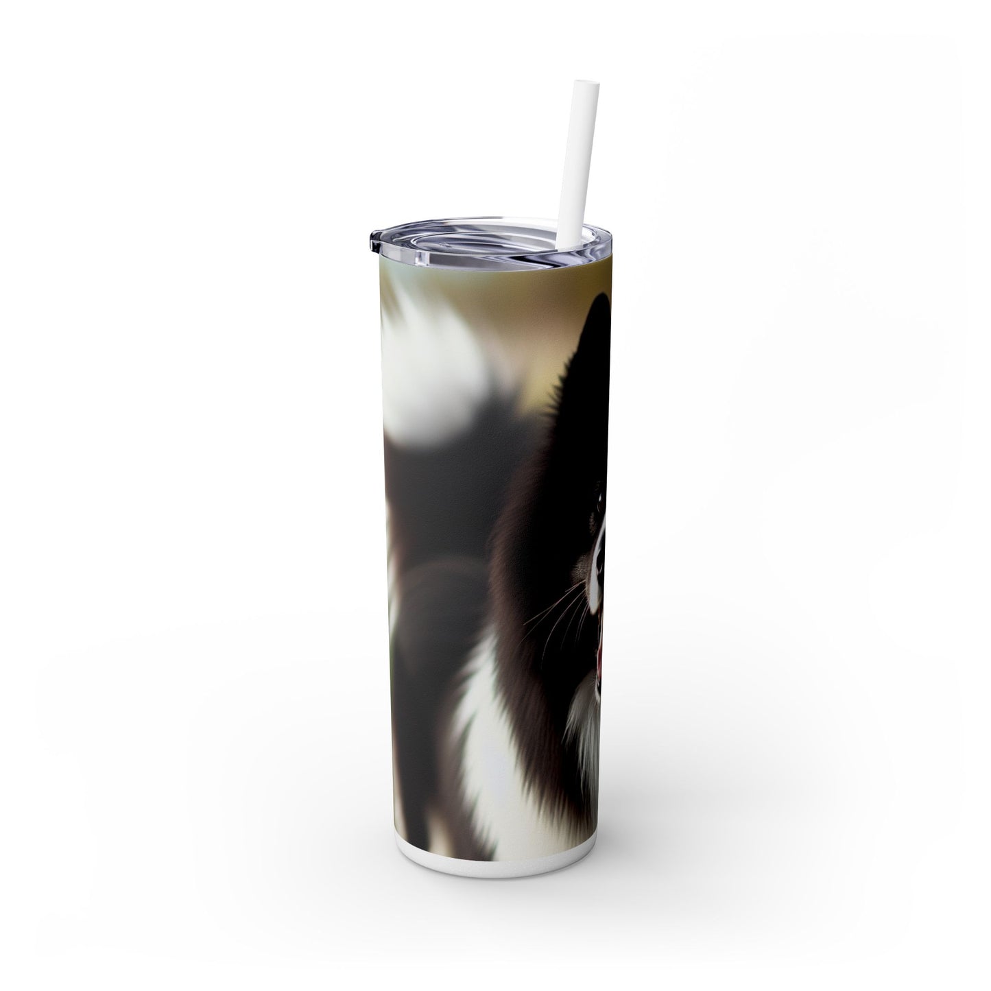 Karelian Bear Dog Tumbler with Straw, 20oz