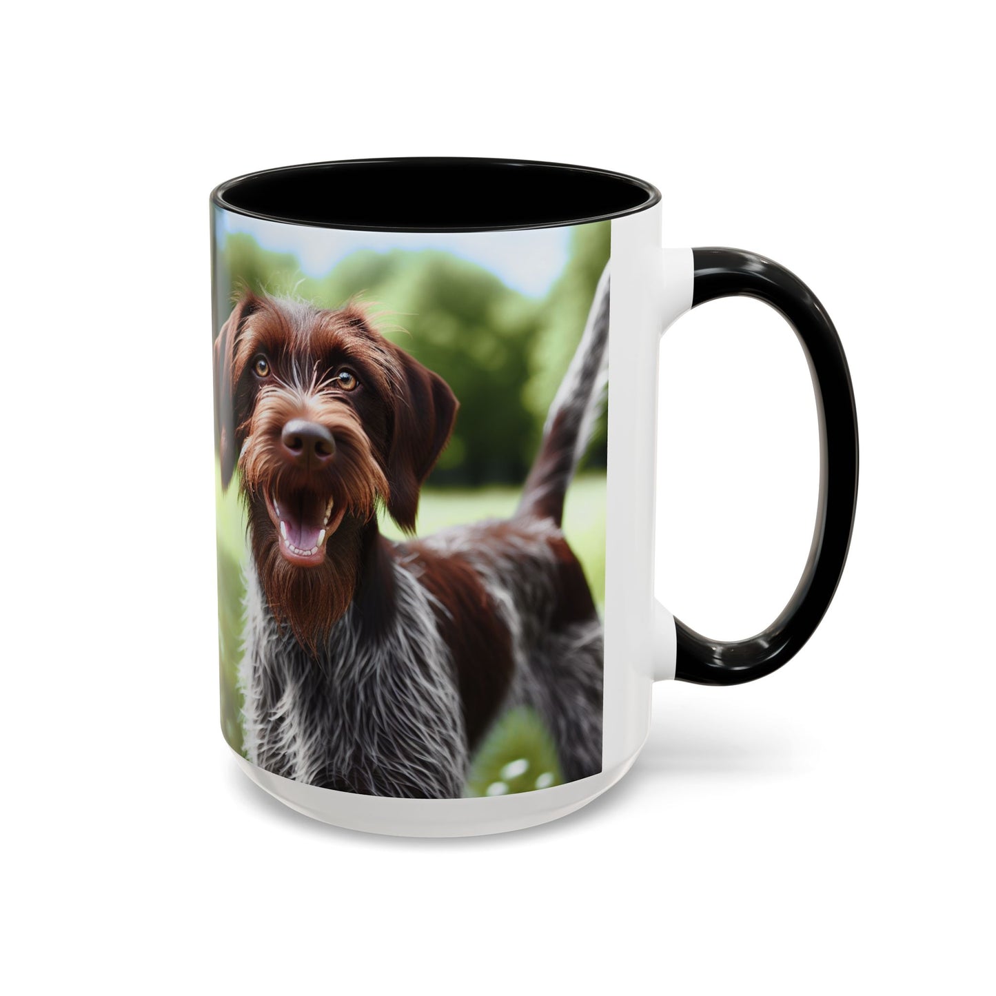 Wirehaired Slovakian Pointer Accent Coffee Mug - Perfect Gift for Dog Lovers