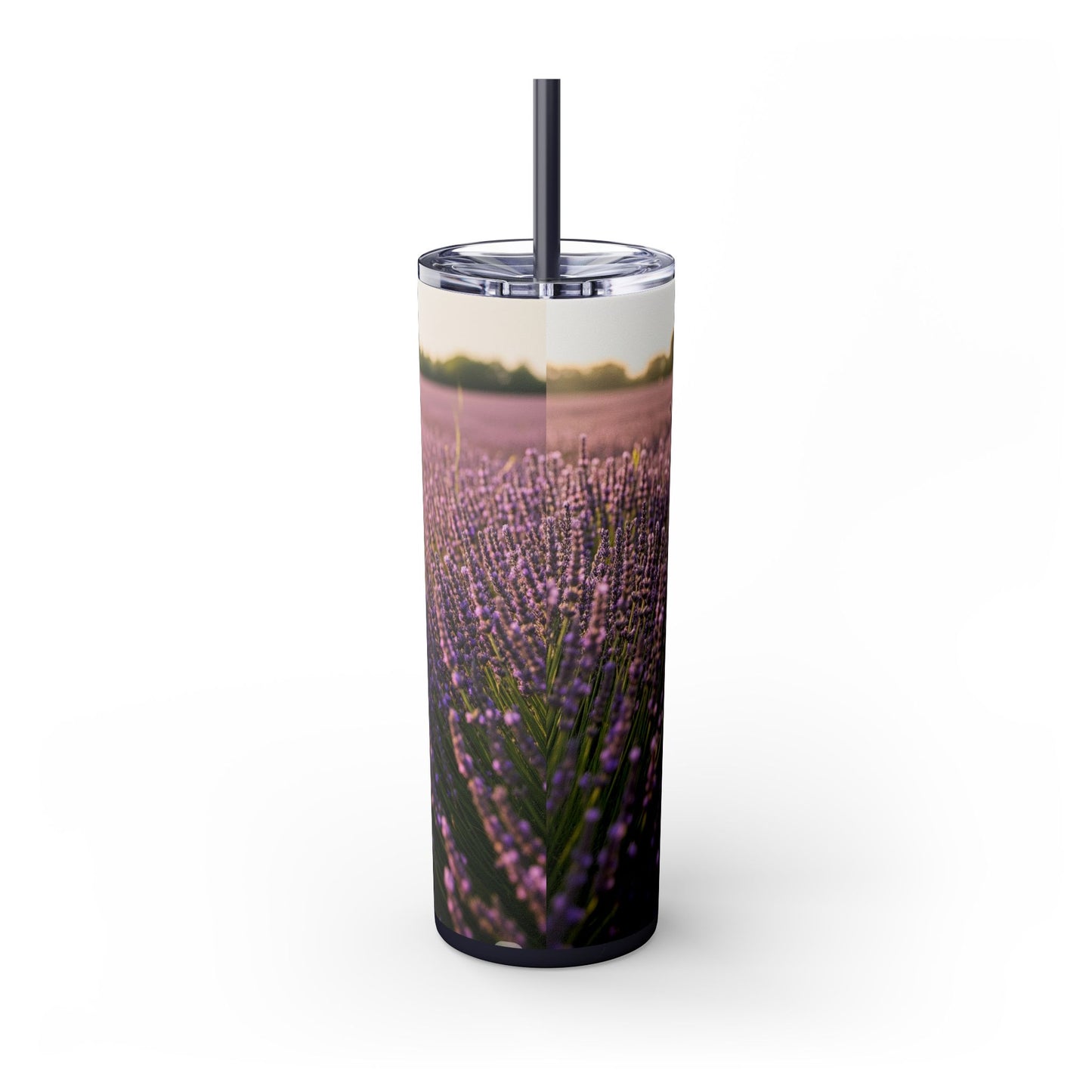 Poodle Skinny Tumbler with Straw, 20oz