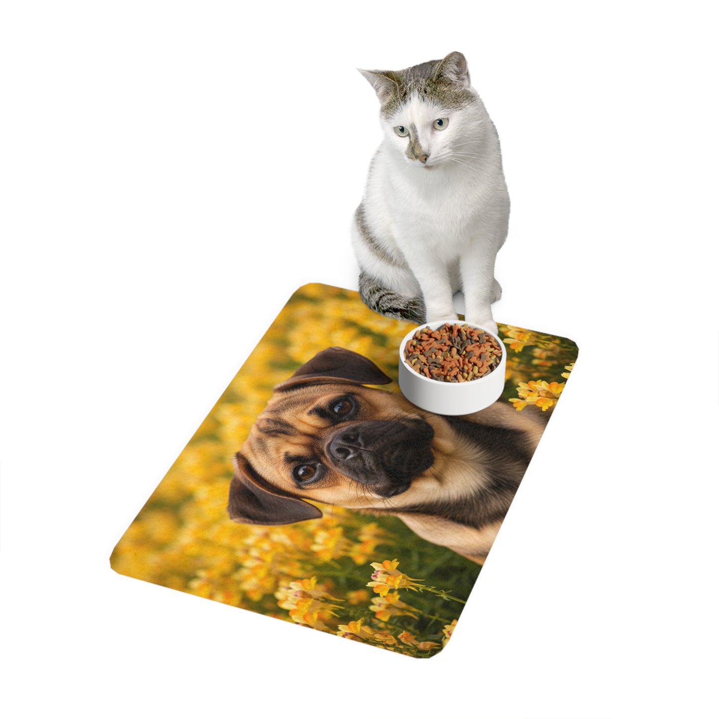 Pet Food Mat (12x18) - Puggle