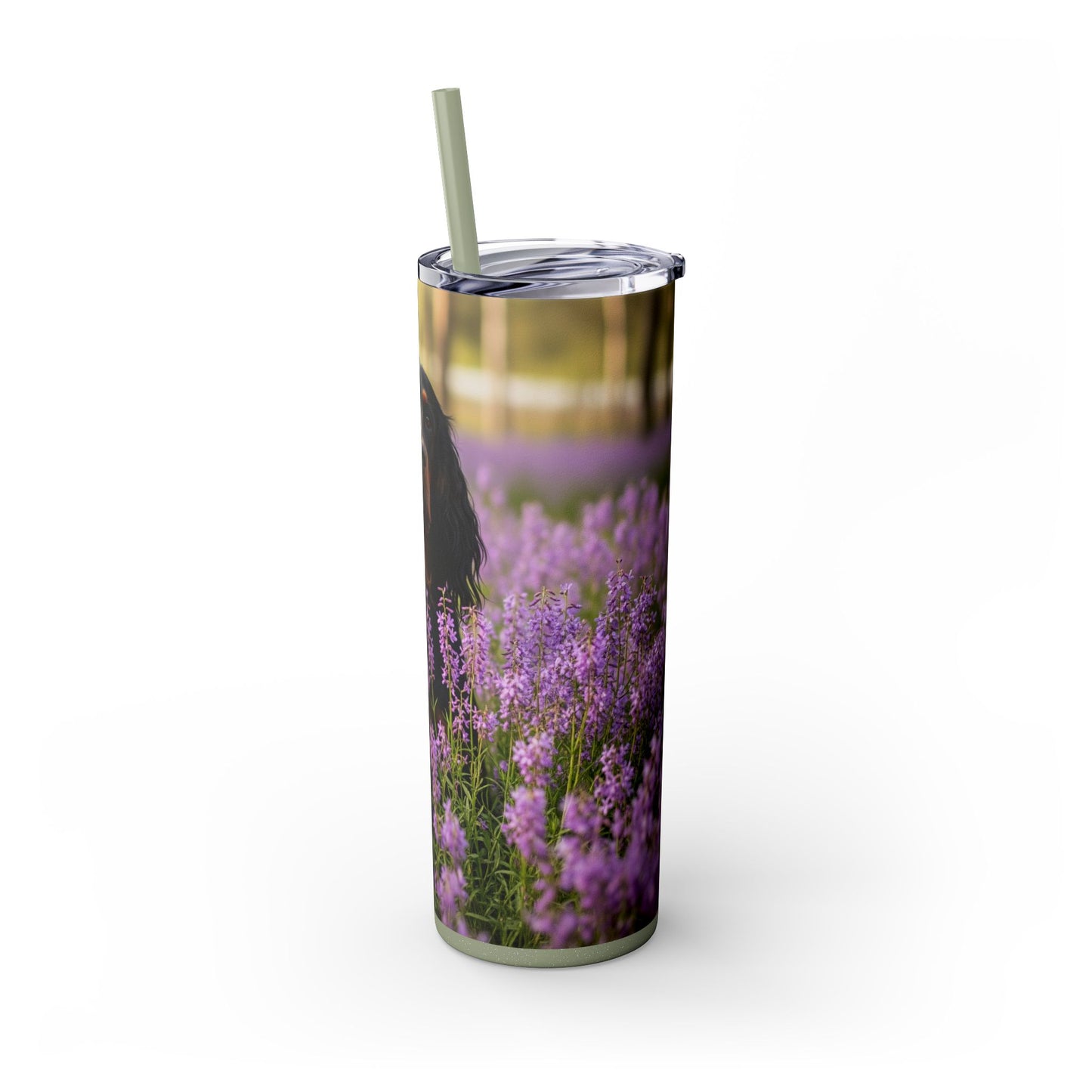 Gordon Setter Tumbler with Straw, 20oz