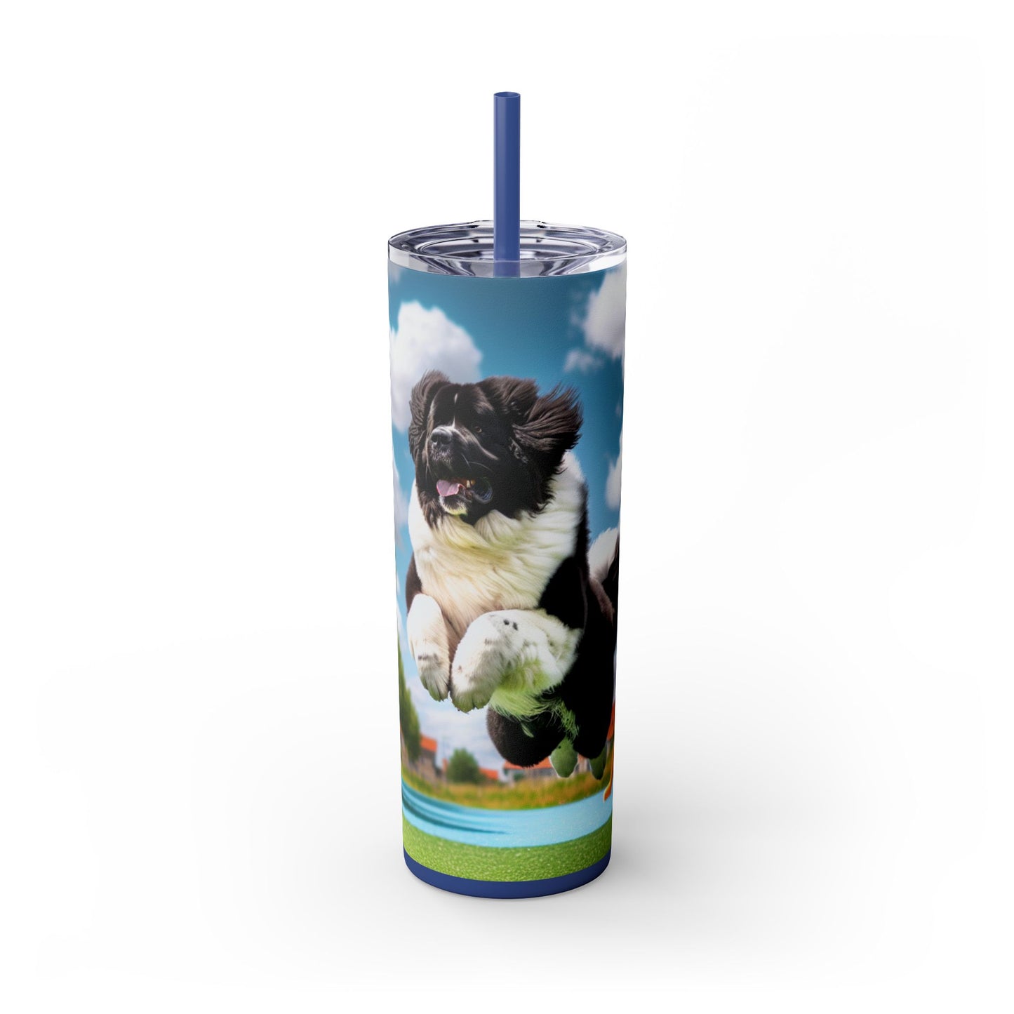 Landseer Tumbler with Straw, 20oz