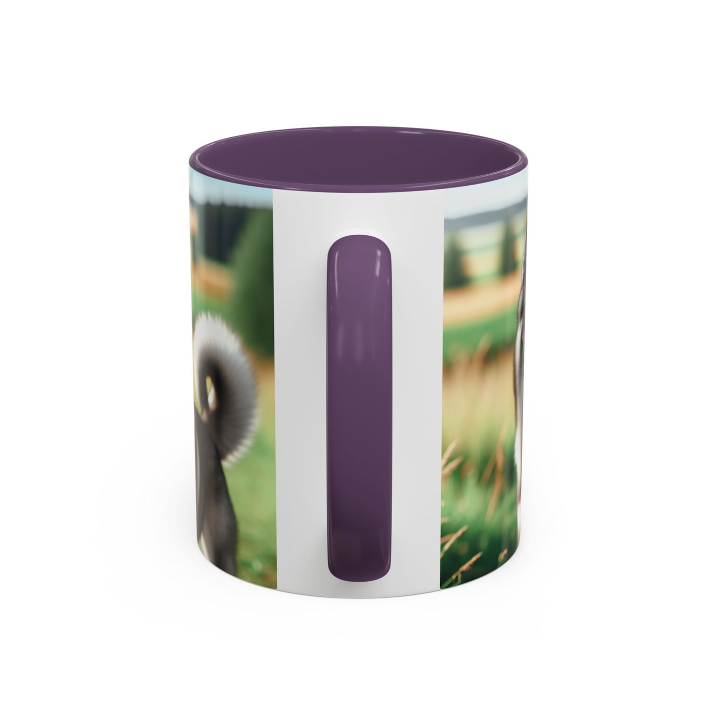 Norwegian Elkhound Accent Coffee Mug - Perfect Gift for Dog Lovers