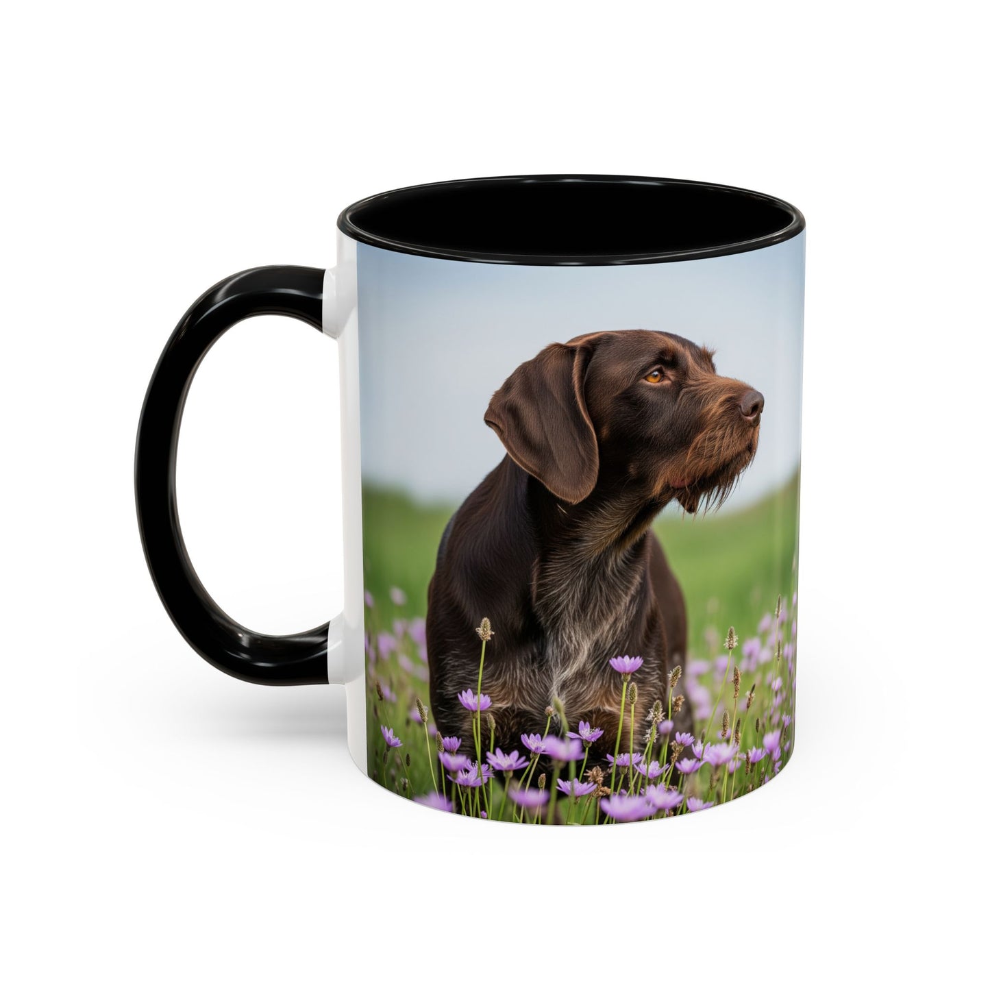German Wirehaired Pointer Accent Coffee Mug - Perfect Gift for Dog Lovers
