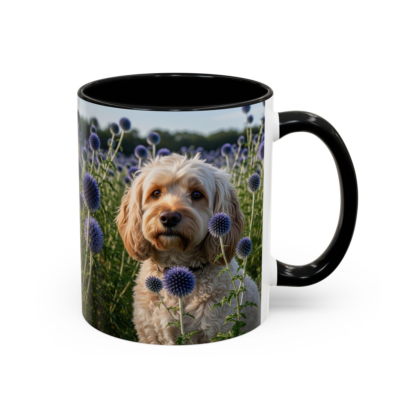 Spoodle Accent Coffee Mug - Perfect Gift for Dog Lovers