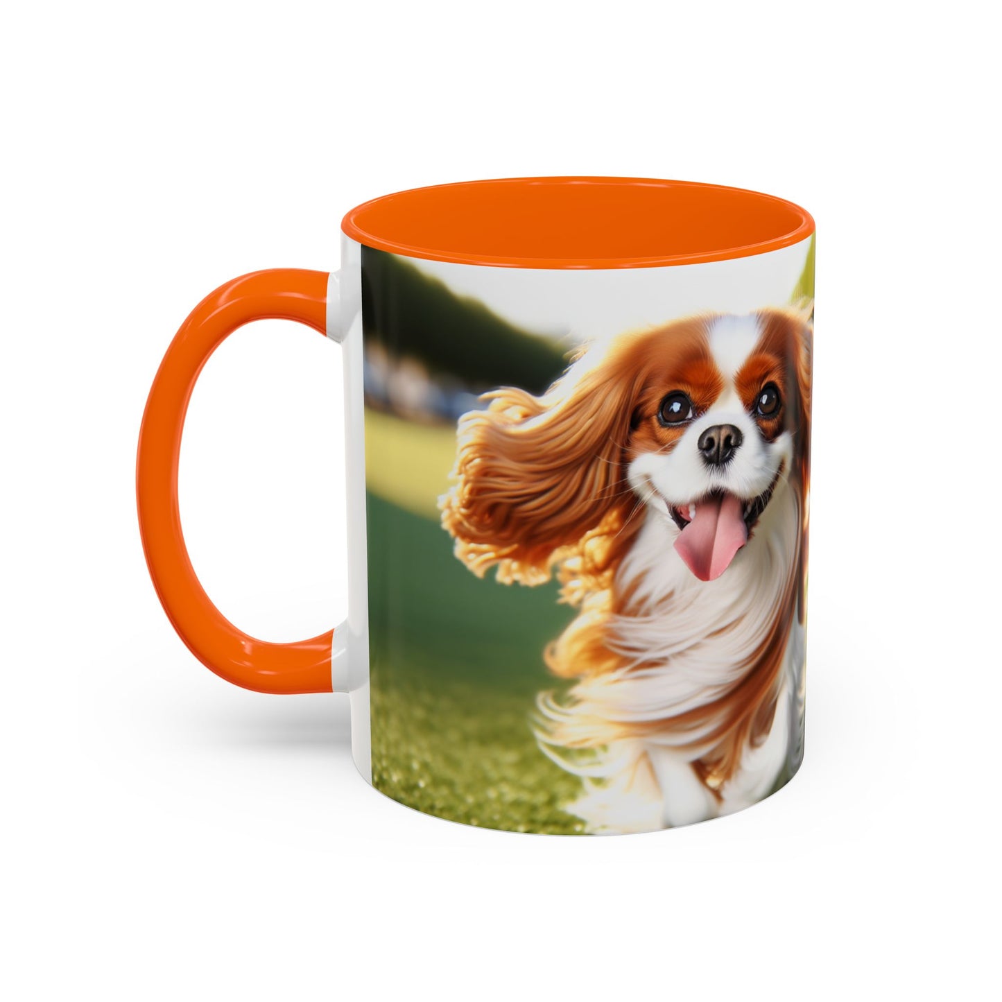 Cavalier King Charles Spaniel Accent Coffee Mug - Perfect Gift for Dog Lovers