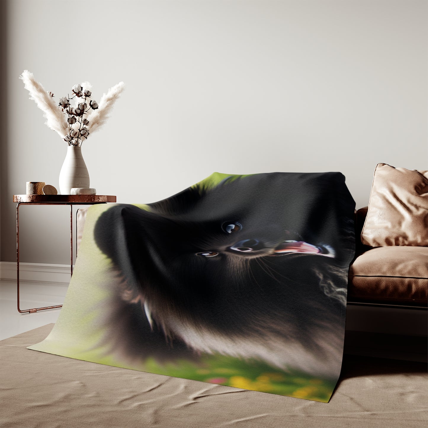 Finnish Lapphund Sweatshirt Blanket