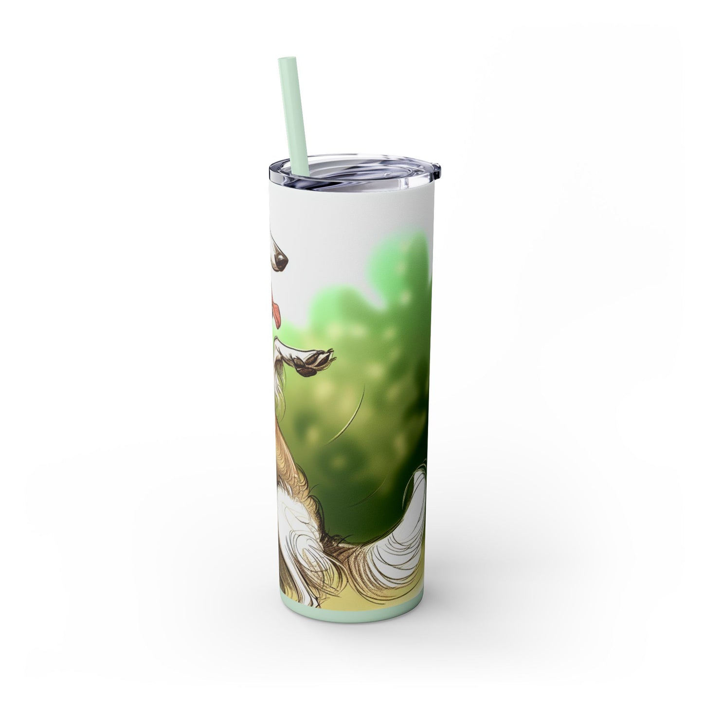 Borzoi Tumbler with Straw, 20oz