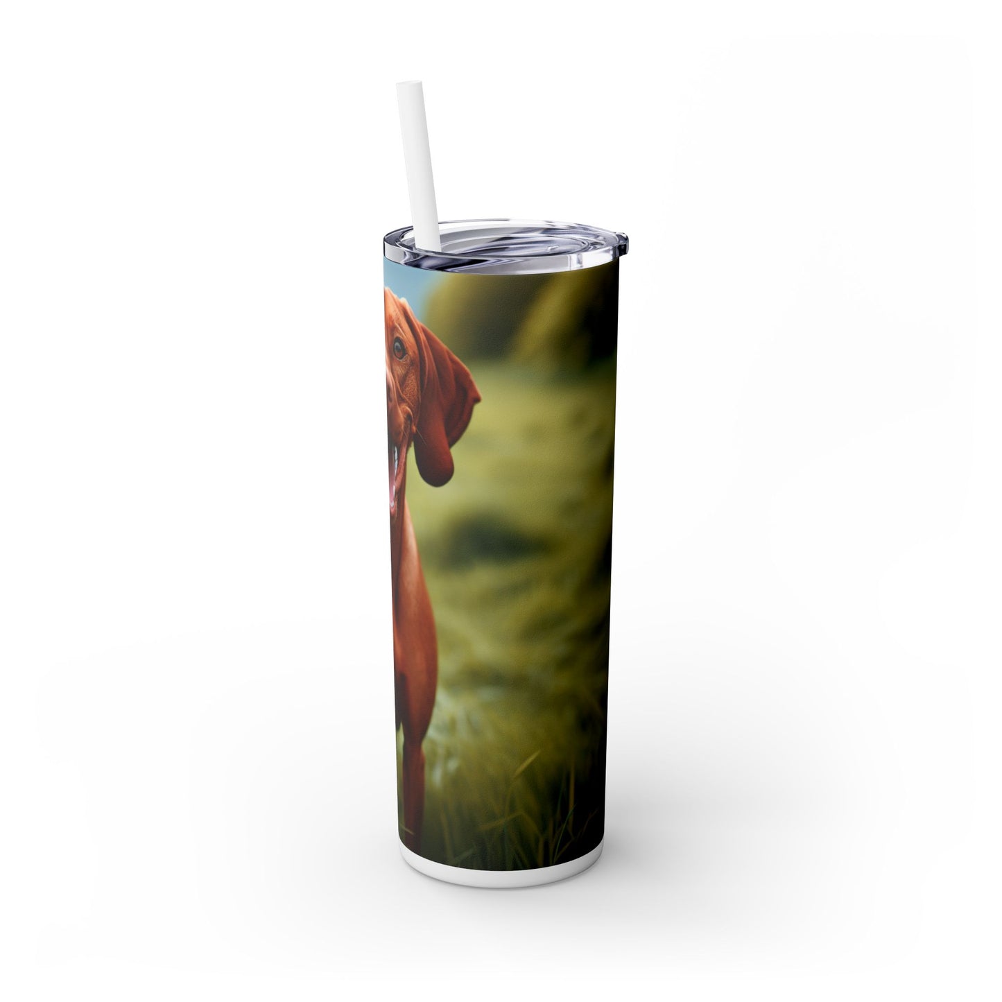 Hungarian Vizsla Tumbler with Straw, 20oz