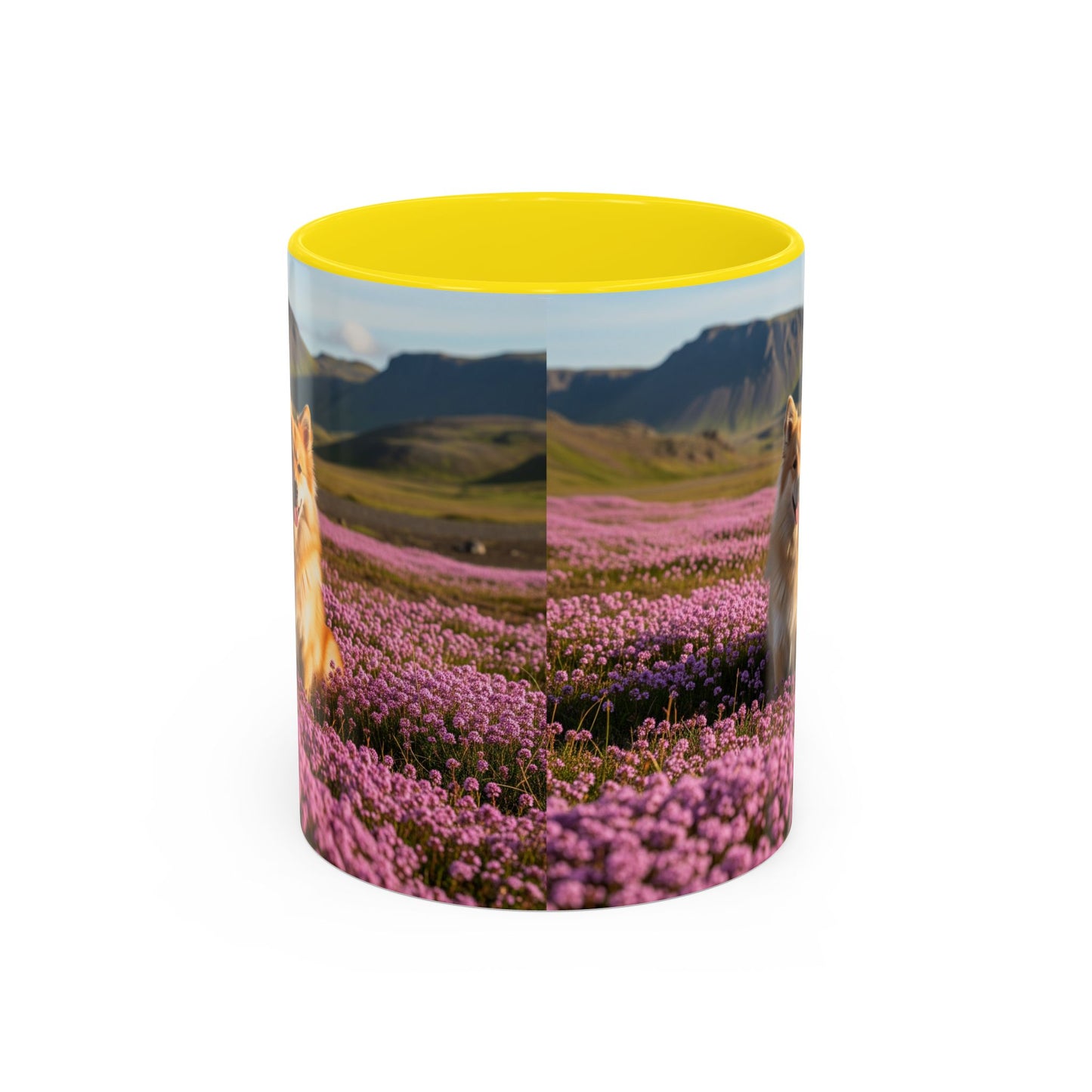 Icelandic Sheepdog Accent Coffee Mug - Perfect Gift for Dog Lovers