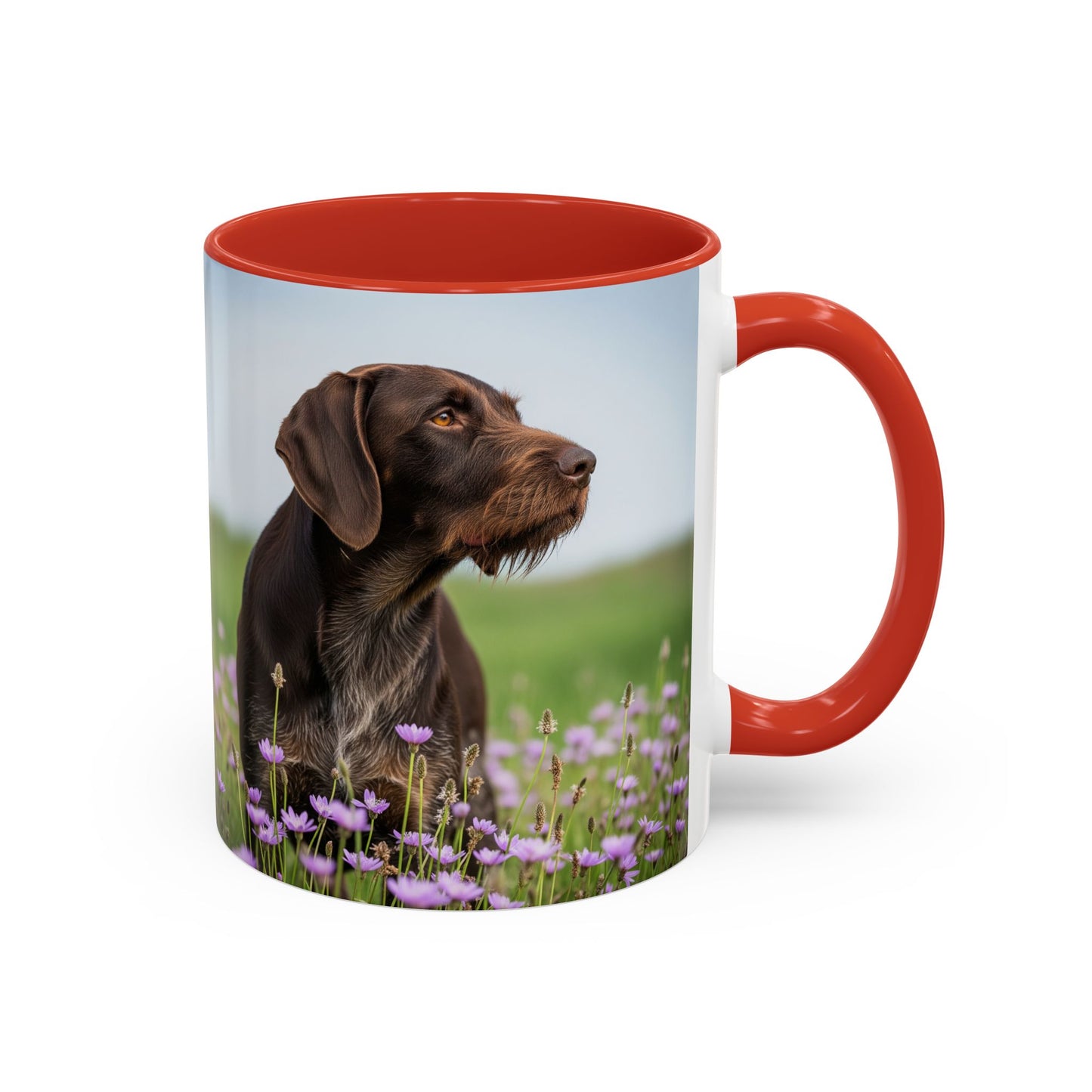 German Wirehaired Pointer Accent Coffee Mug - Perfect Gift for Dog Lovers