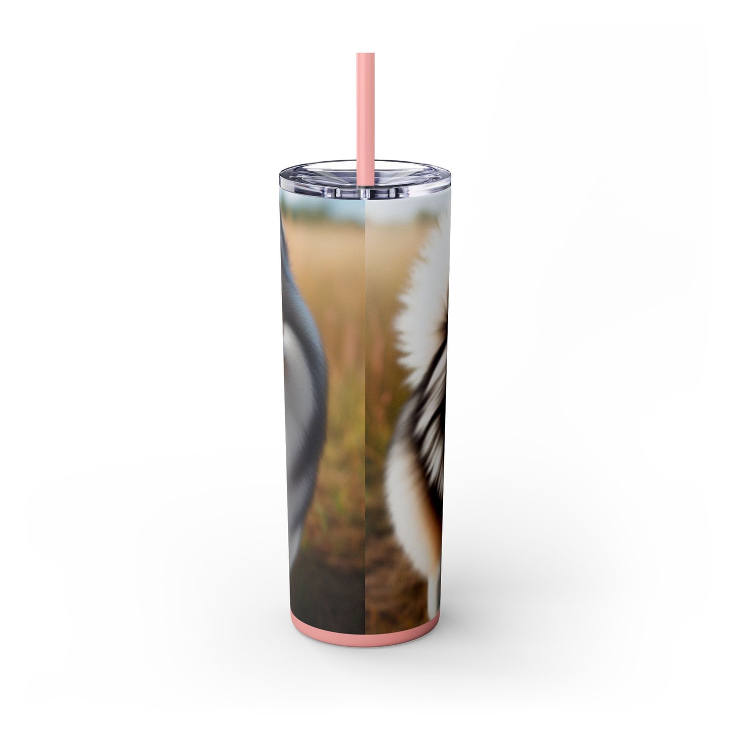 Pomsky Tumbler with Straw, 20oz
