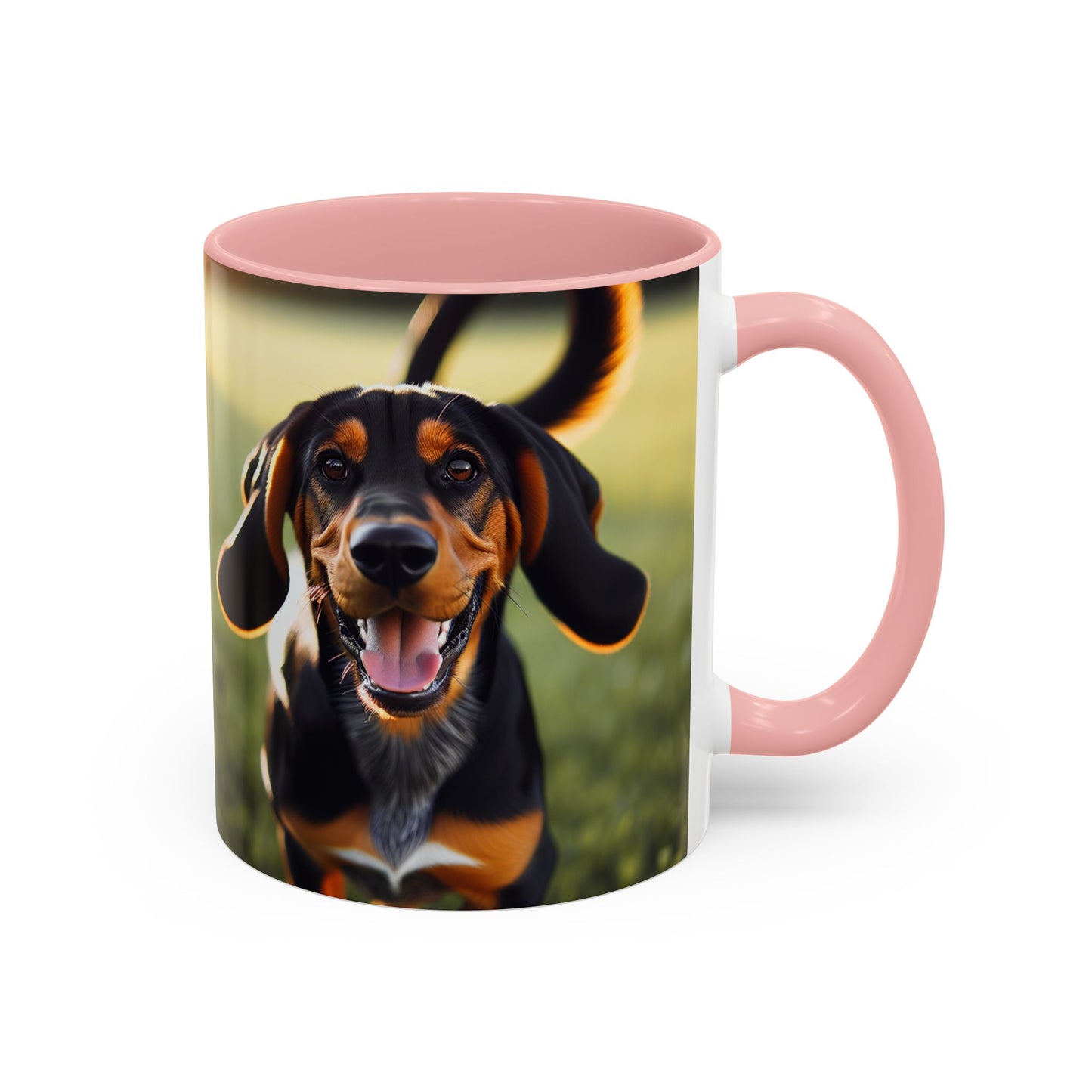 Black and Tan Coonhound Accent Coffee Mug - Perfect Gift for Dog Lovers