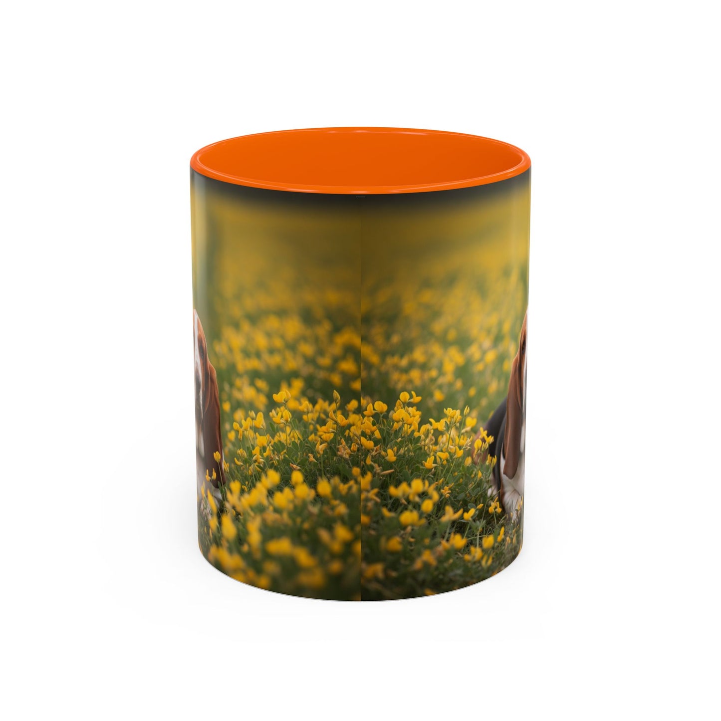 Basset Hound Accent Coffee Mug - Perfect Gift for Dog Lovers