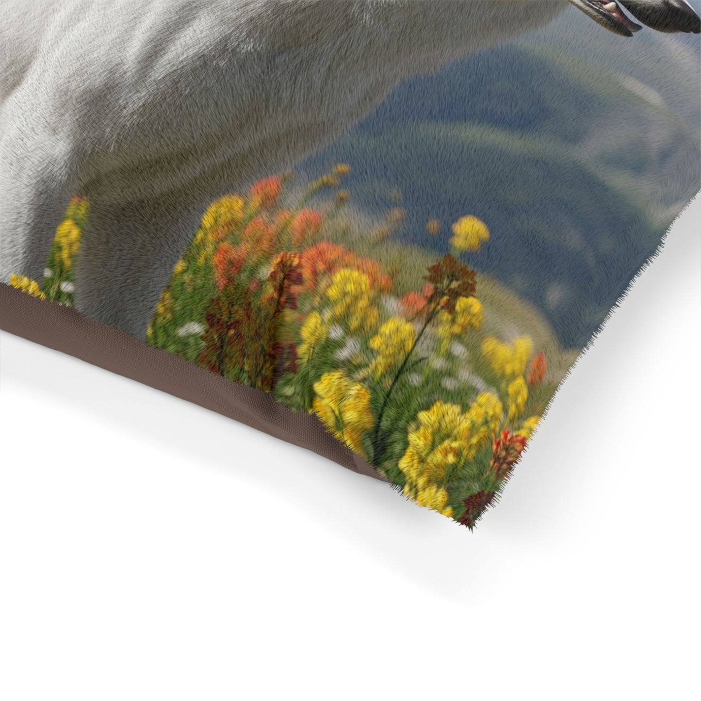 White Swiss Shepherd Dog Pet Bed