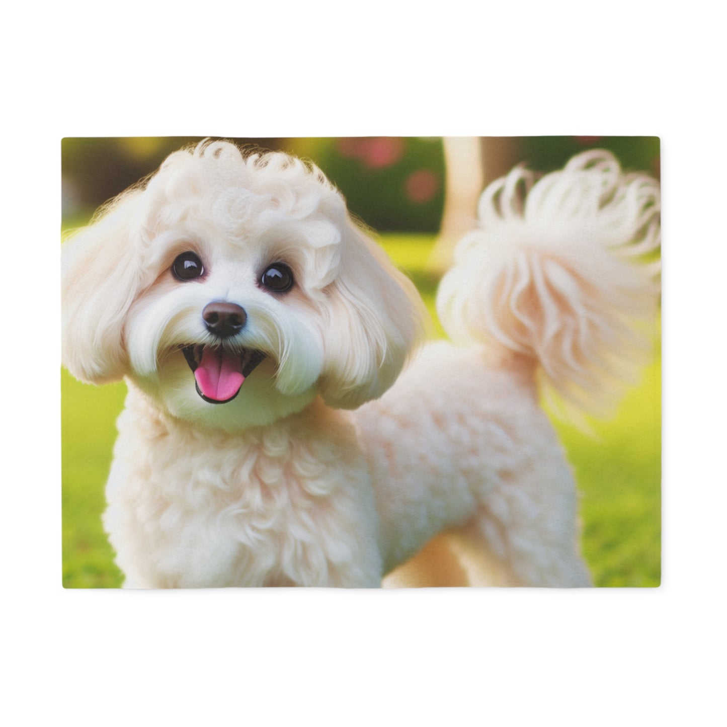 Maltipoo Sweatshirt Blanket